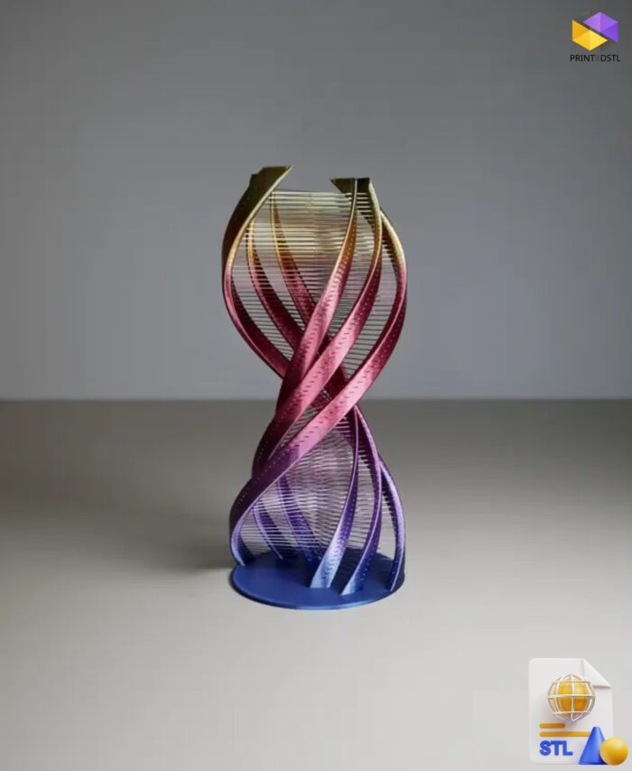 Ribbons and Strings Artwork STL File