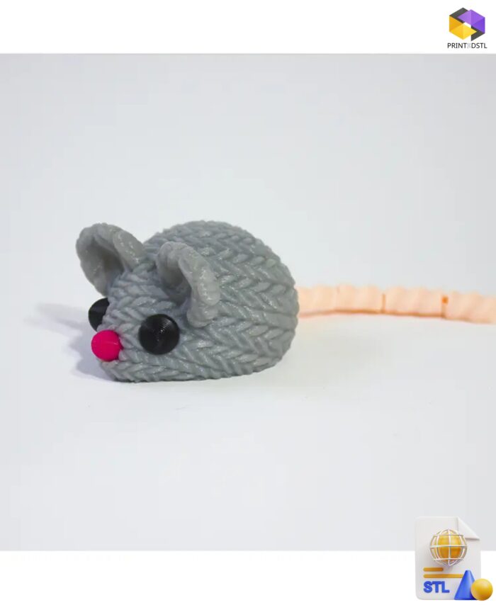 Flexible Wool Mouse STL File