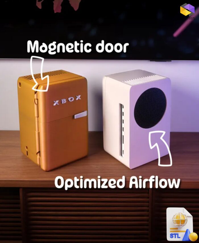 Xbox Series S Mini-Fridge STL File
