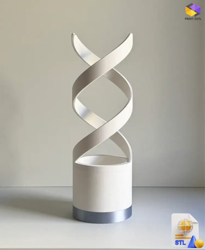 Trelix Desk Pot Planter STL File
