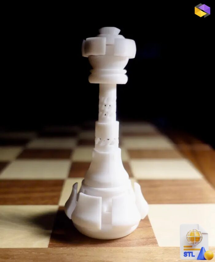 Pween Chess Pawn to Queen STL File