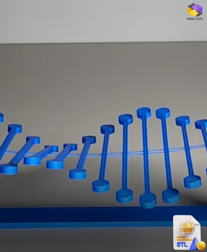 Mini Wave Desk Toy STL File