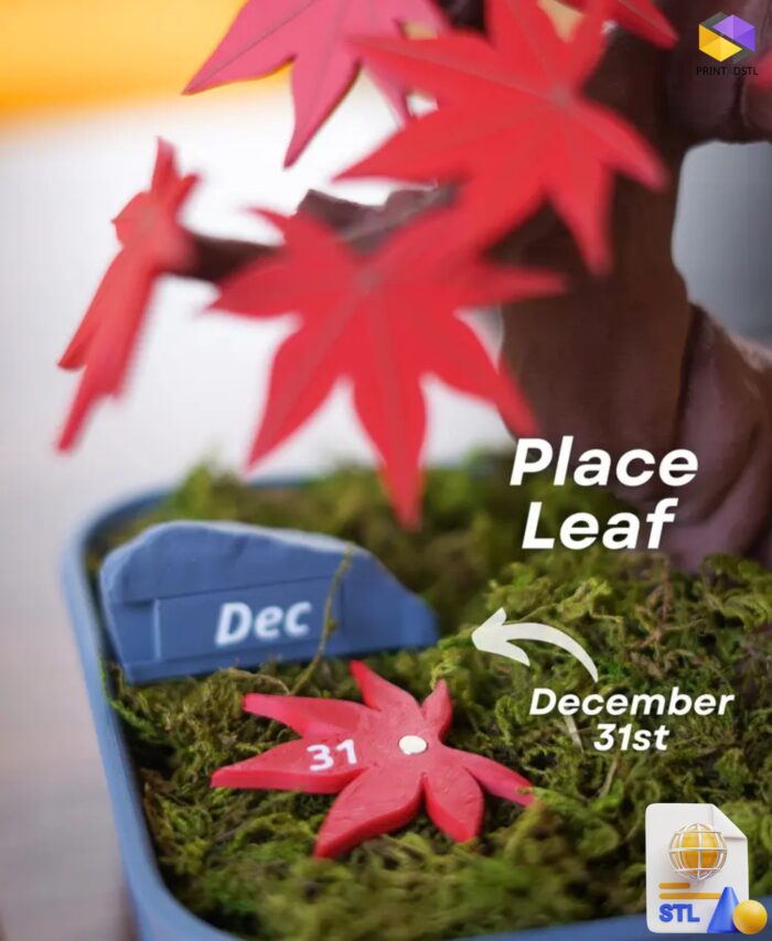 Bonsai 365 Tree Calendar STL File