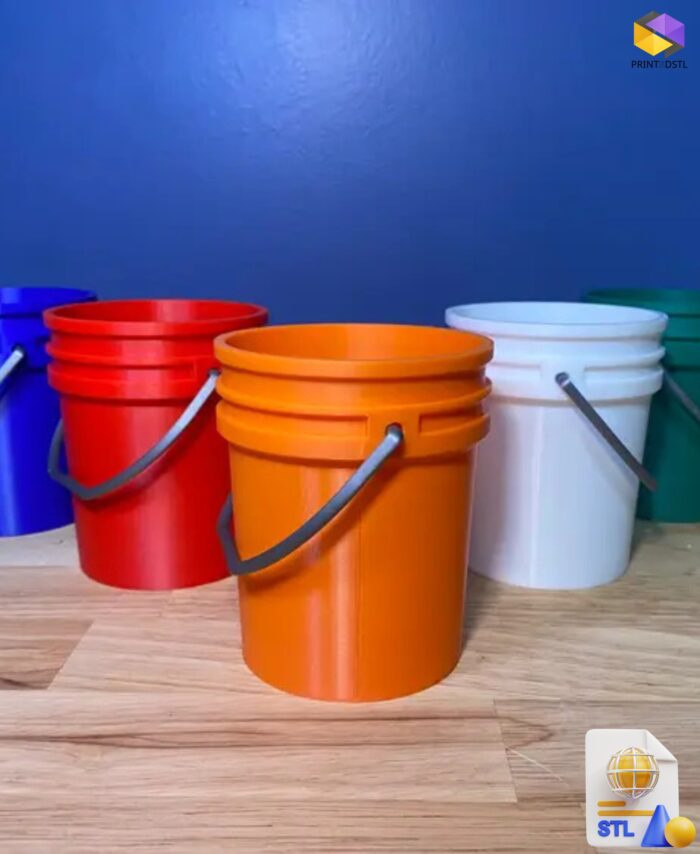 Mini 5 Gallon Bucket STL File