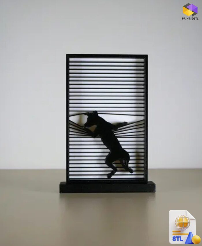 Hanging Cat Ornament STL File