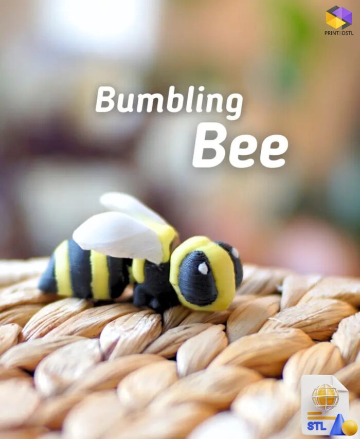 Bumbling Bee Articulated STL File