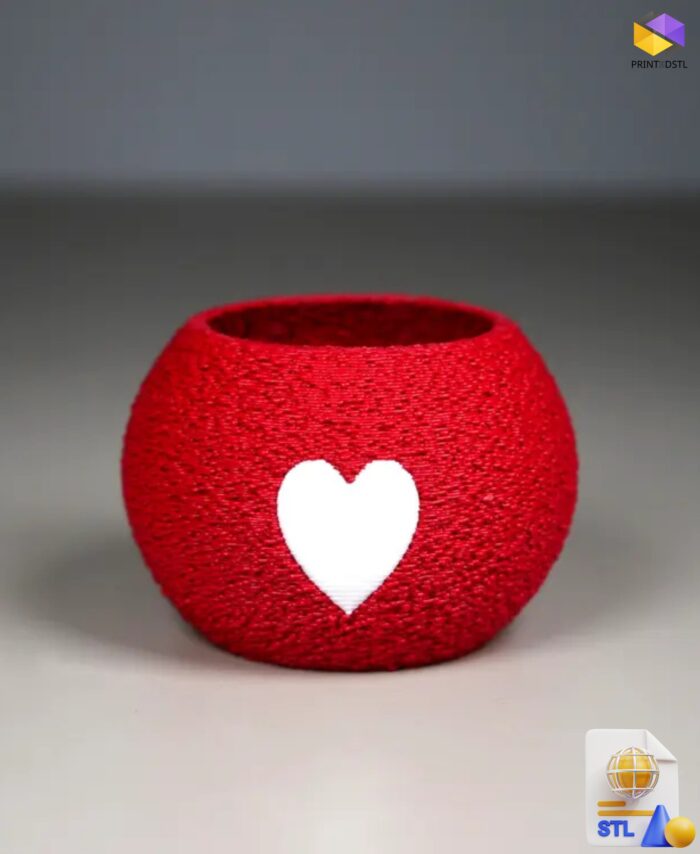 Tiny Valentine pot.stl