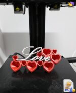 Love Hearts Ornament STL File