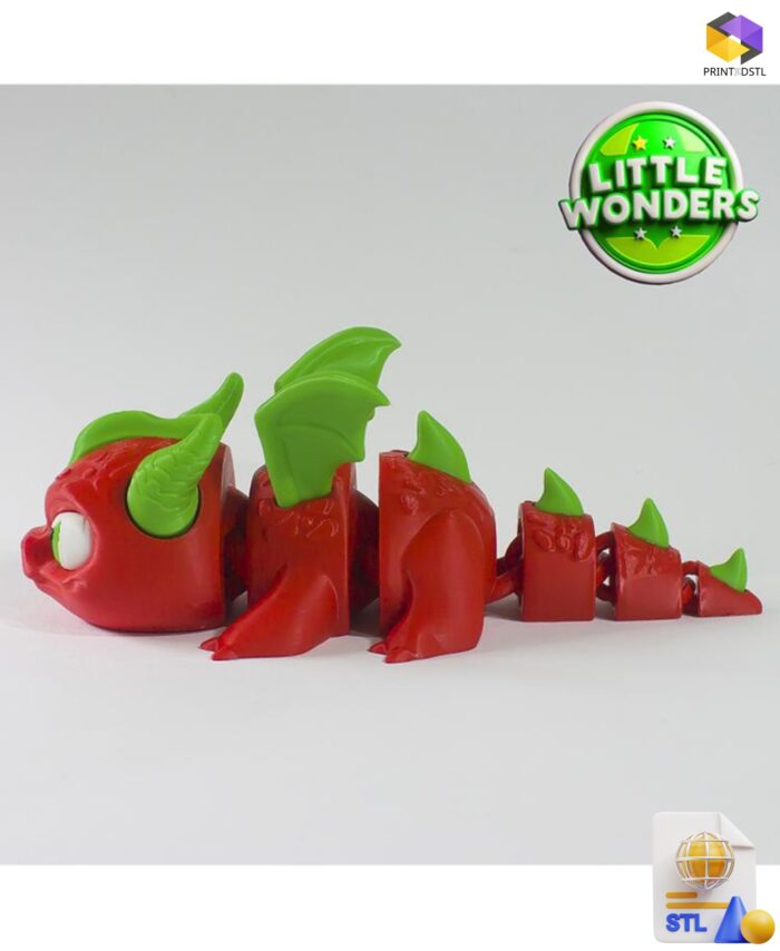 Flexible Baby Dragon STL File