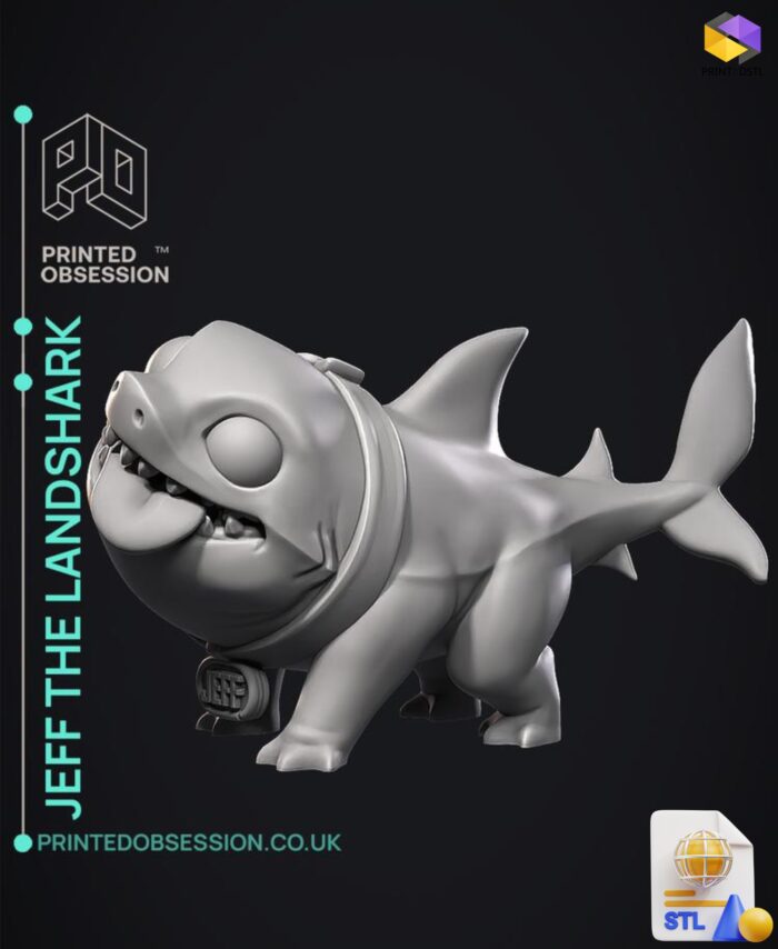 Jeff the Landshark STL File