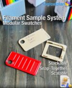 Modular Filament Swatch STL File