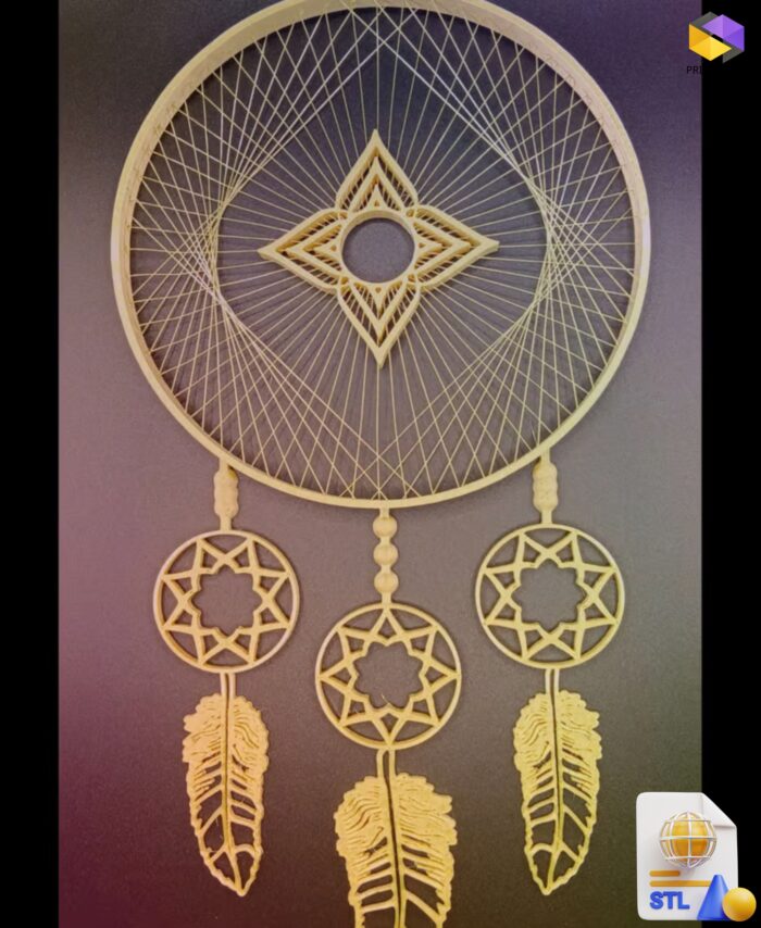 String Dreamcatcher STL File