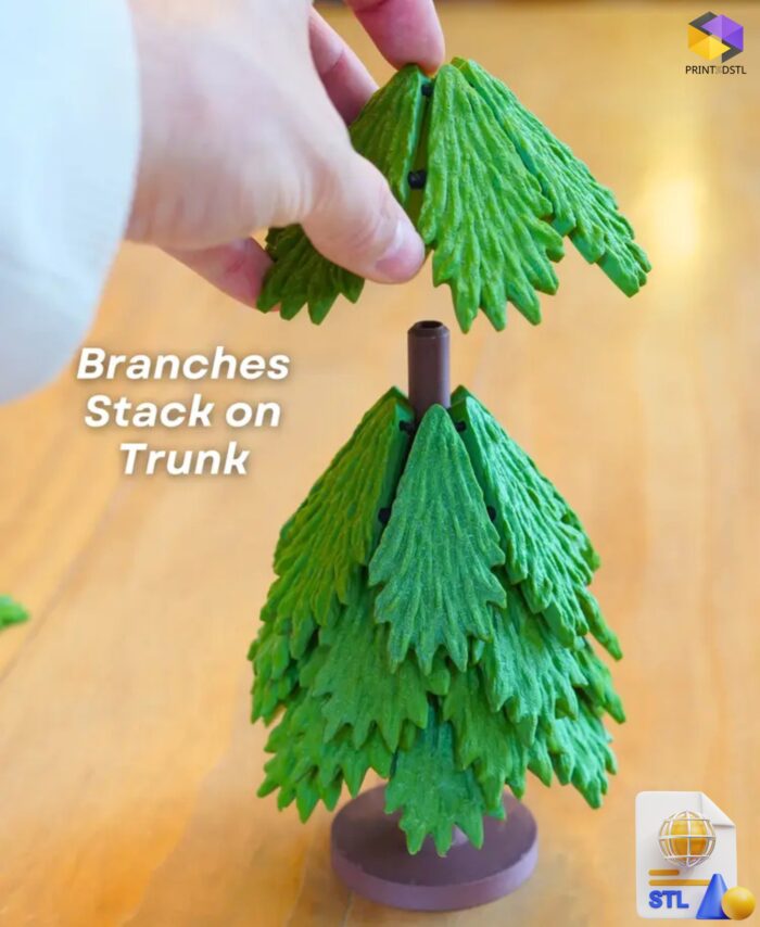 Christmas Tree Coaster STL File