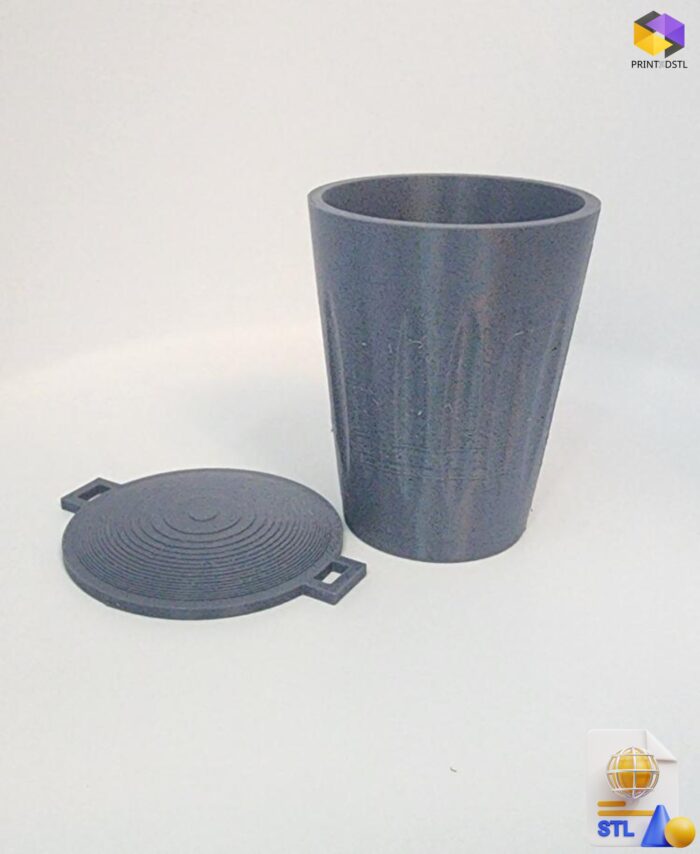 Mini Trash Can STL File
