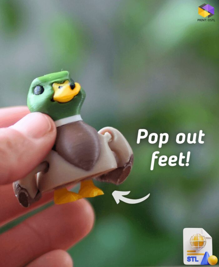 Malleable Mallard STL File