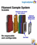 Modular Filament Swatch STL File