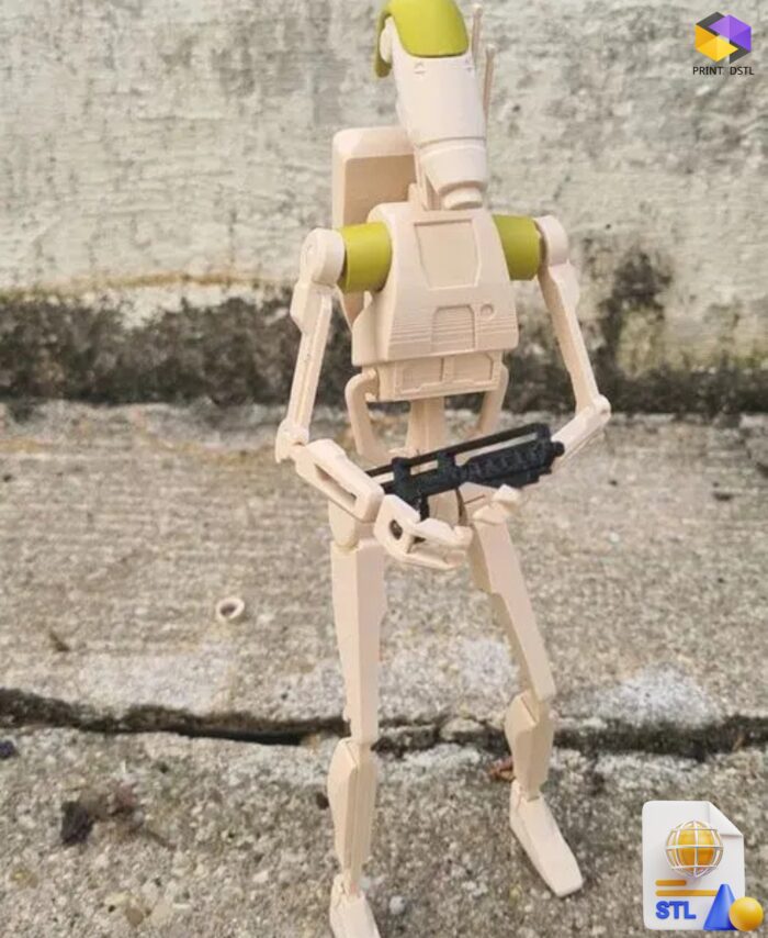 Star Wars B1 Battle Droid STL File