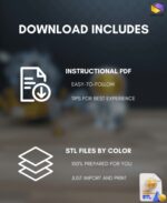 Hammerhead Shark Bones STL File