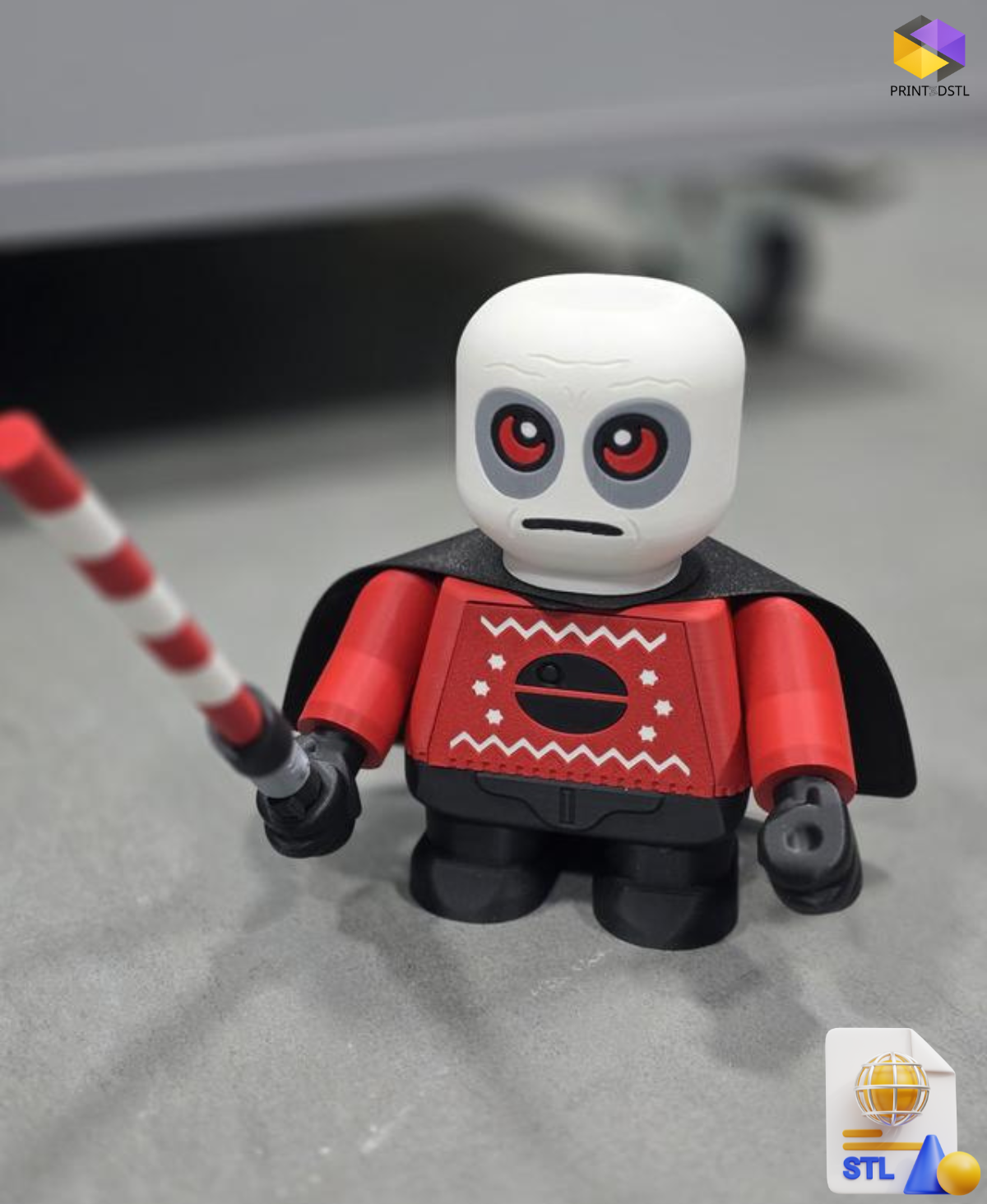 Holiday Chunk Vader Kit STL File – Fun & Festive 3D Printable Model - Image 2