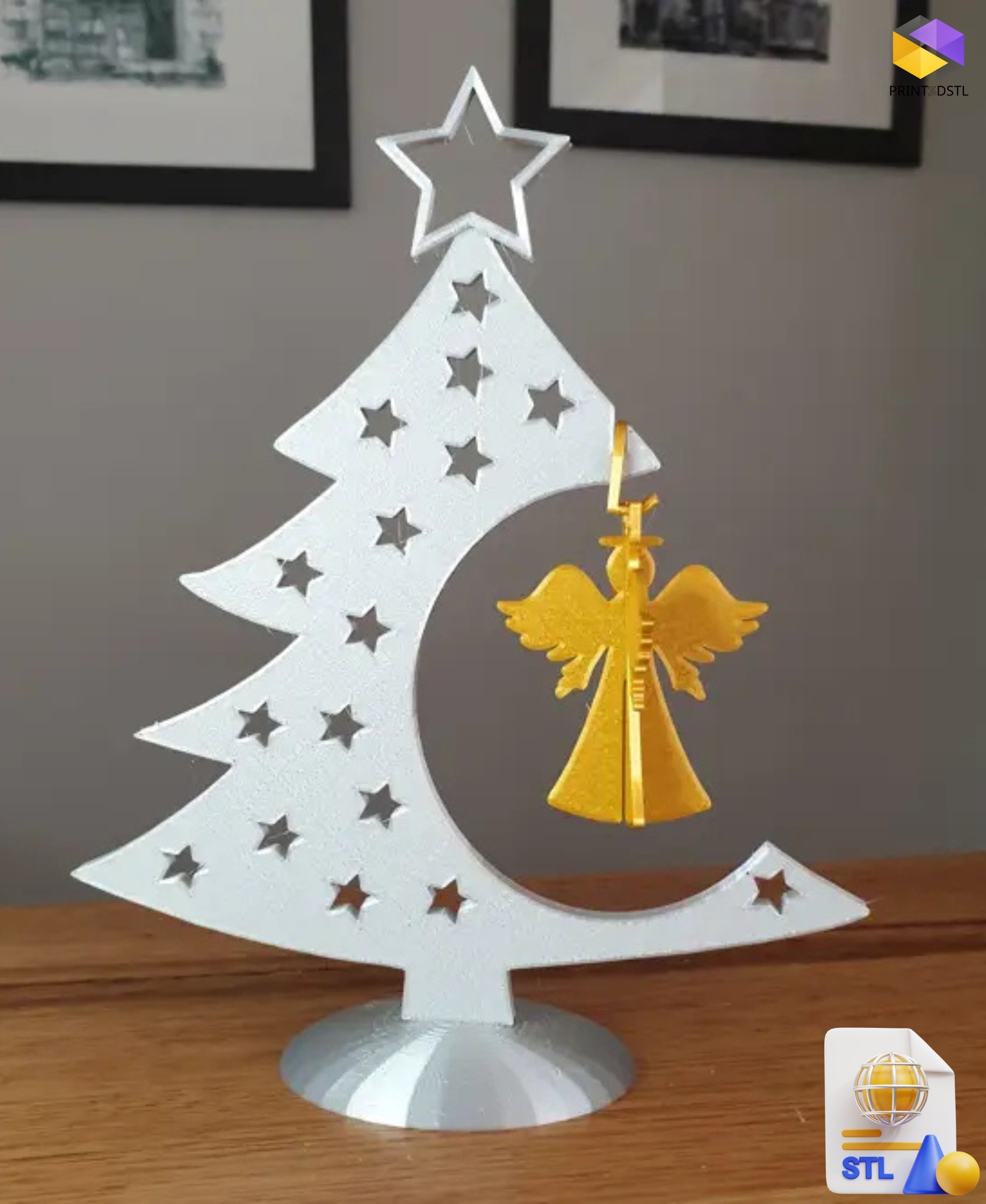 Angel Bauble STL File