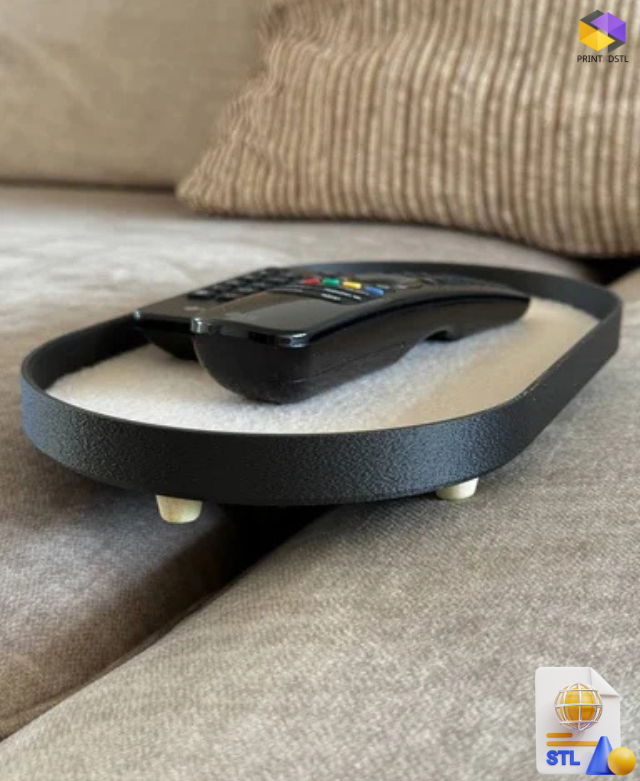 Sofa Hub Couch Organizer STL File for Remotes, Phones, Drinks - Image 2