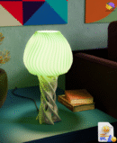 Enoki Lamp – Nature-Inspired 3D Printable Decor