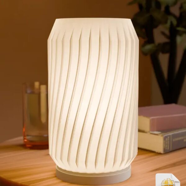 Modern Twist Lamp STL File
