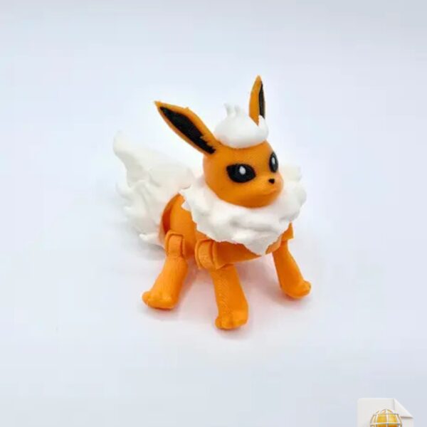 Pocket Pets Pocket Flexi Flareon STL File