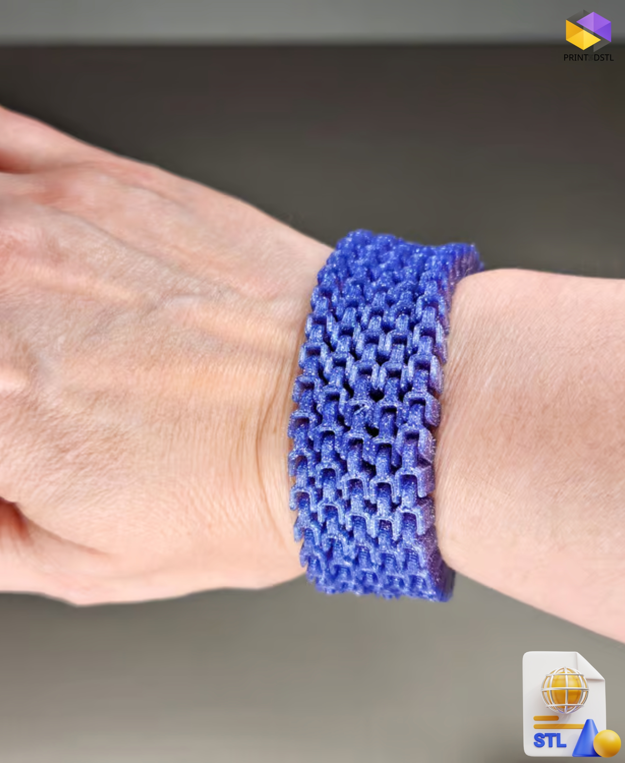 Flexi Fidget Bracelet STL File