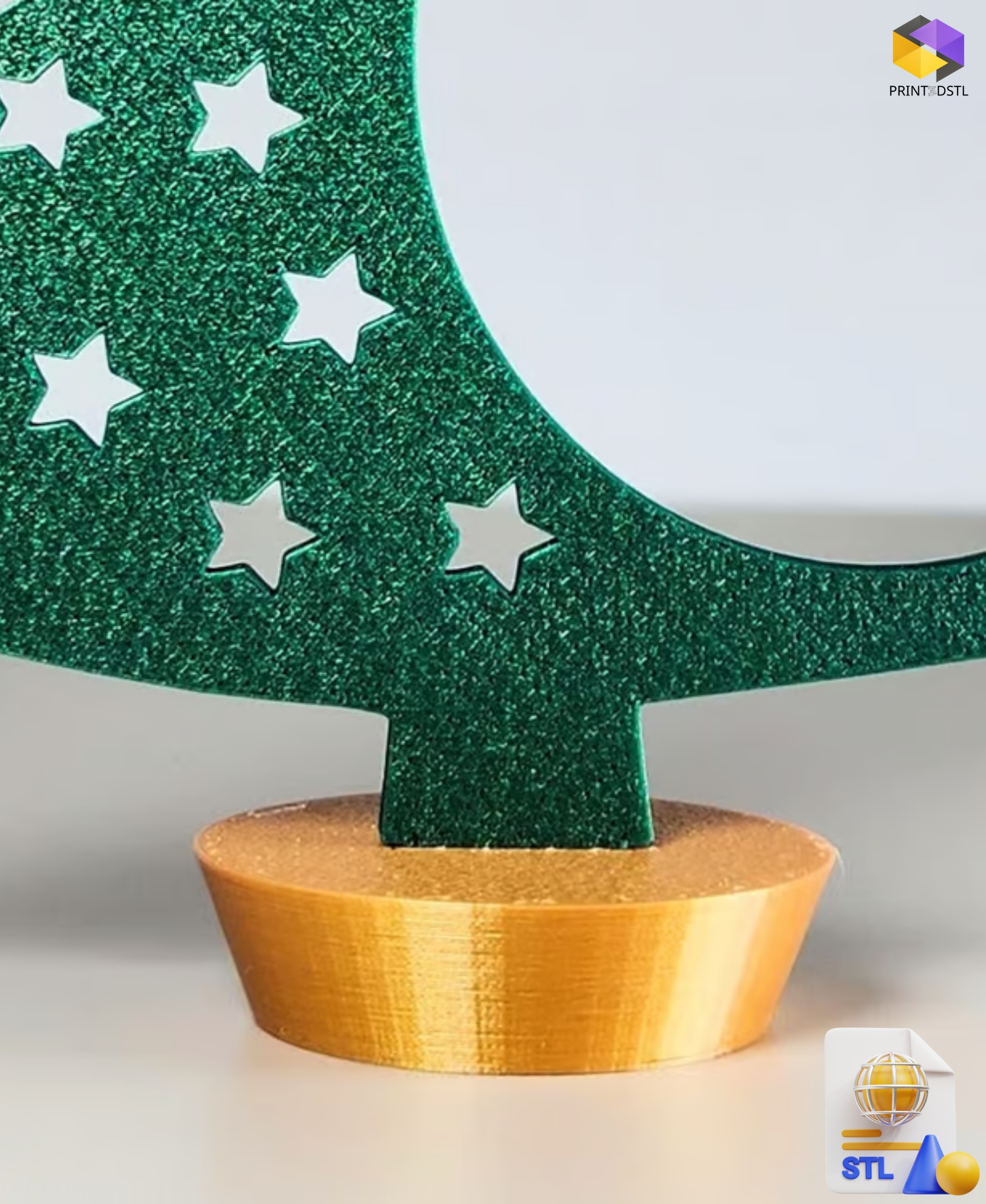 Pot Base for Christmas Bauble Display Tree STL File
