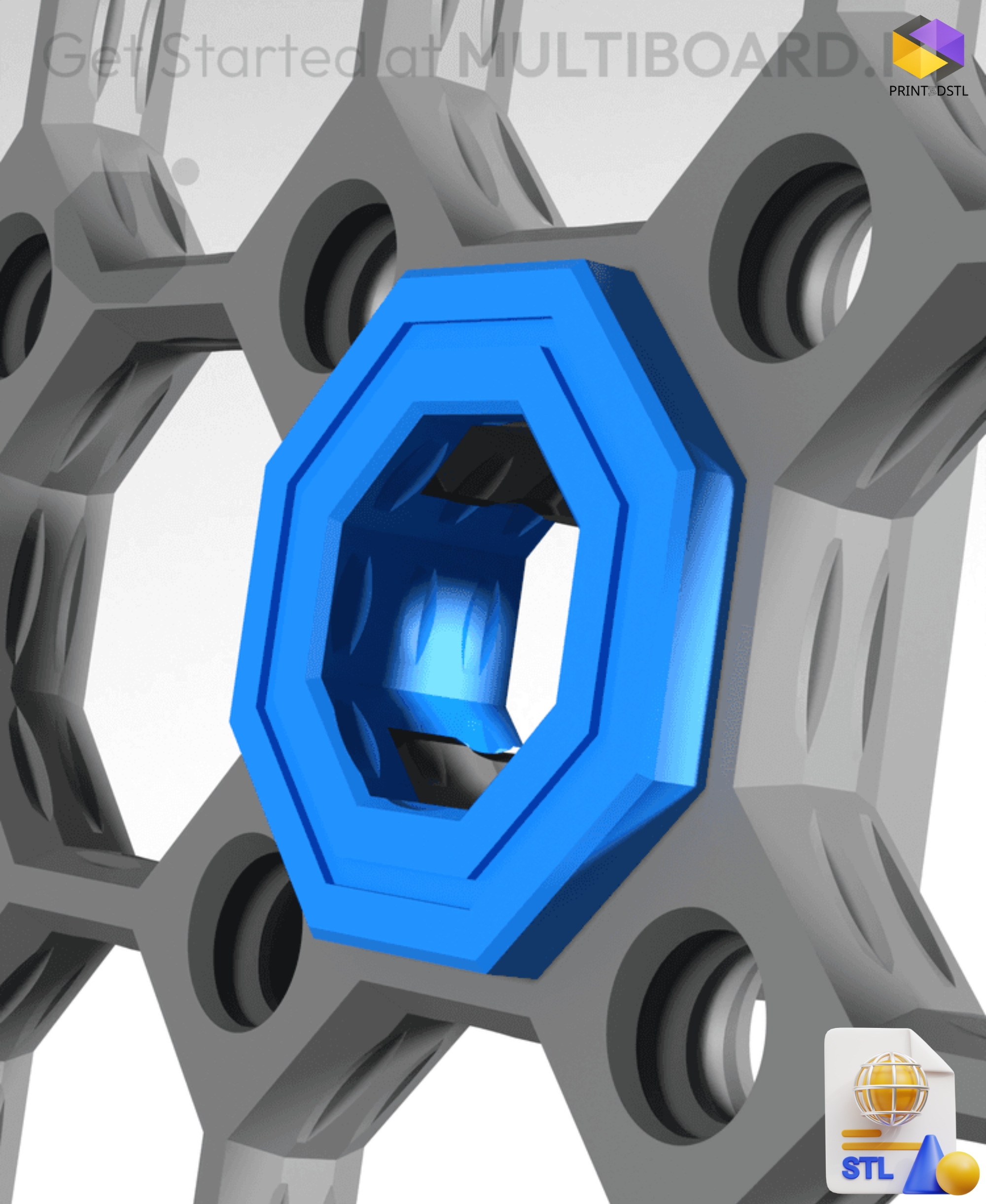 Double-Sided Snap STL File