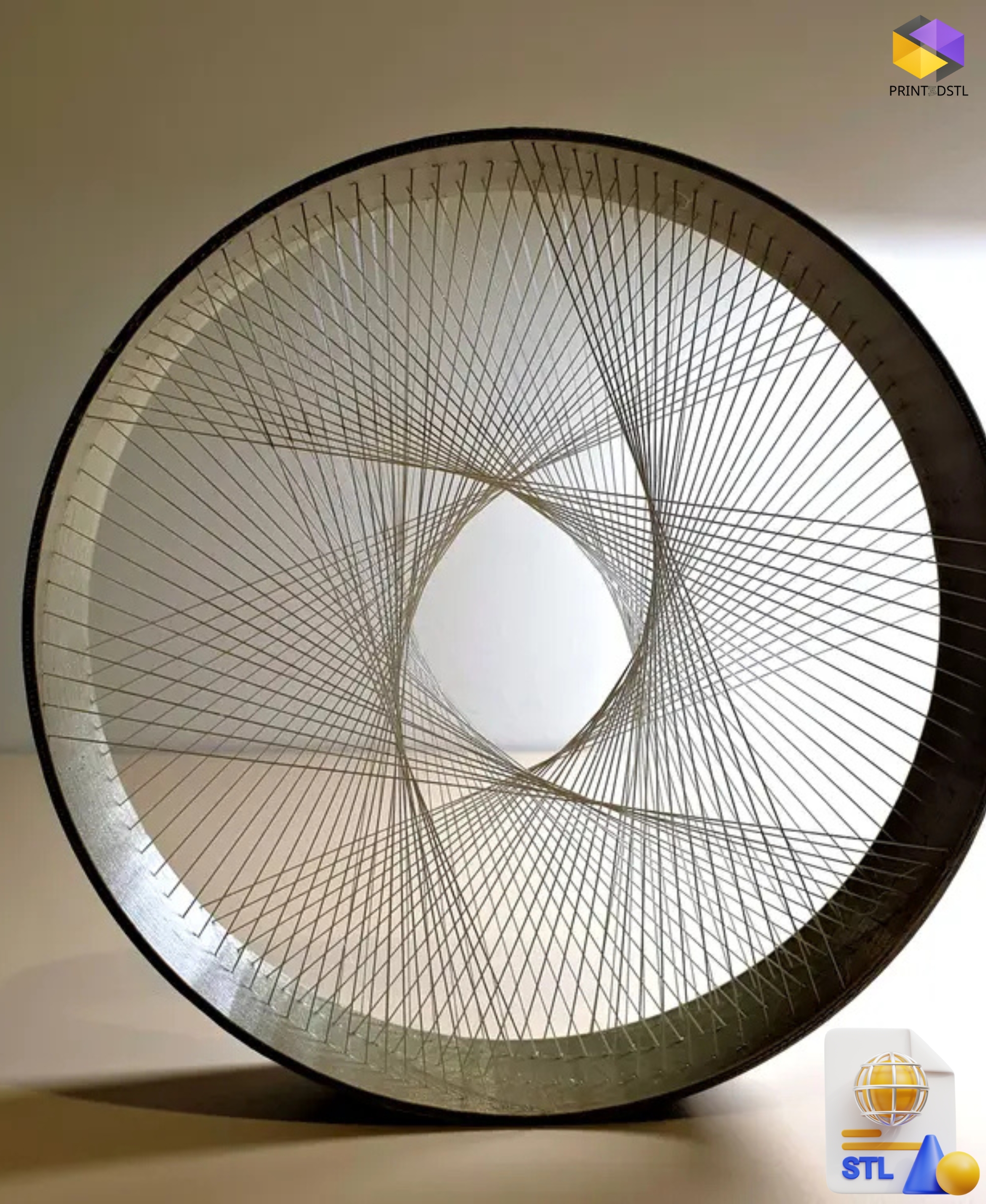 Circle String STL File