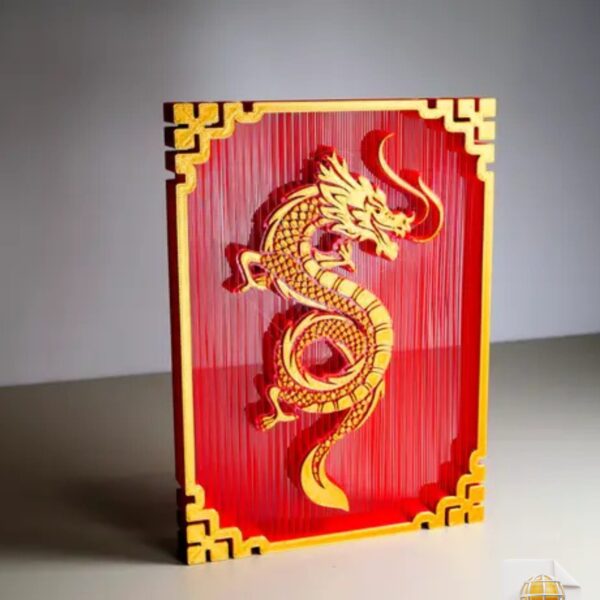 Dragon Suspended String STL File