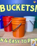 Mini 5 Gallon Bucket STL File