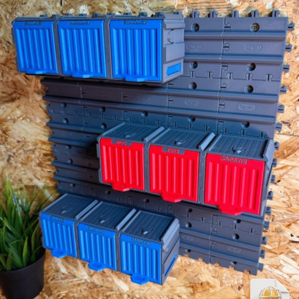 Cargo Container Mini's STL File – Cargo Connect Compatible 3D Printable Model
