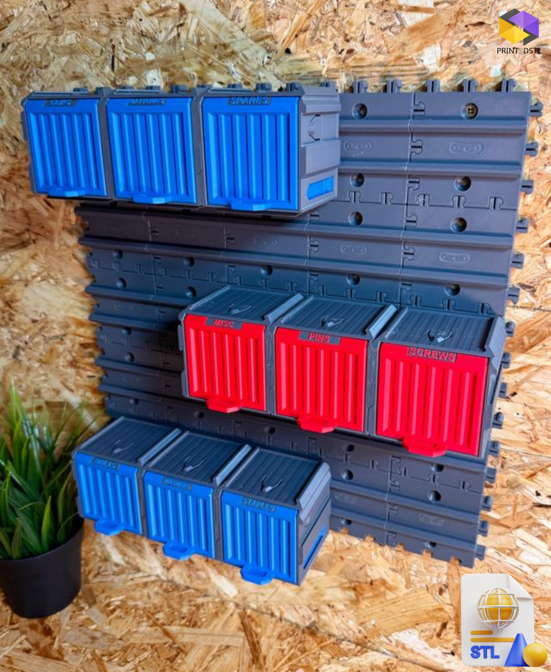 Cargo Container Mini's STL File – Cargo Connect Compatible 3D Printable Model