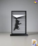 Hanging Cat Ornament STL File