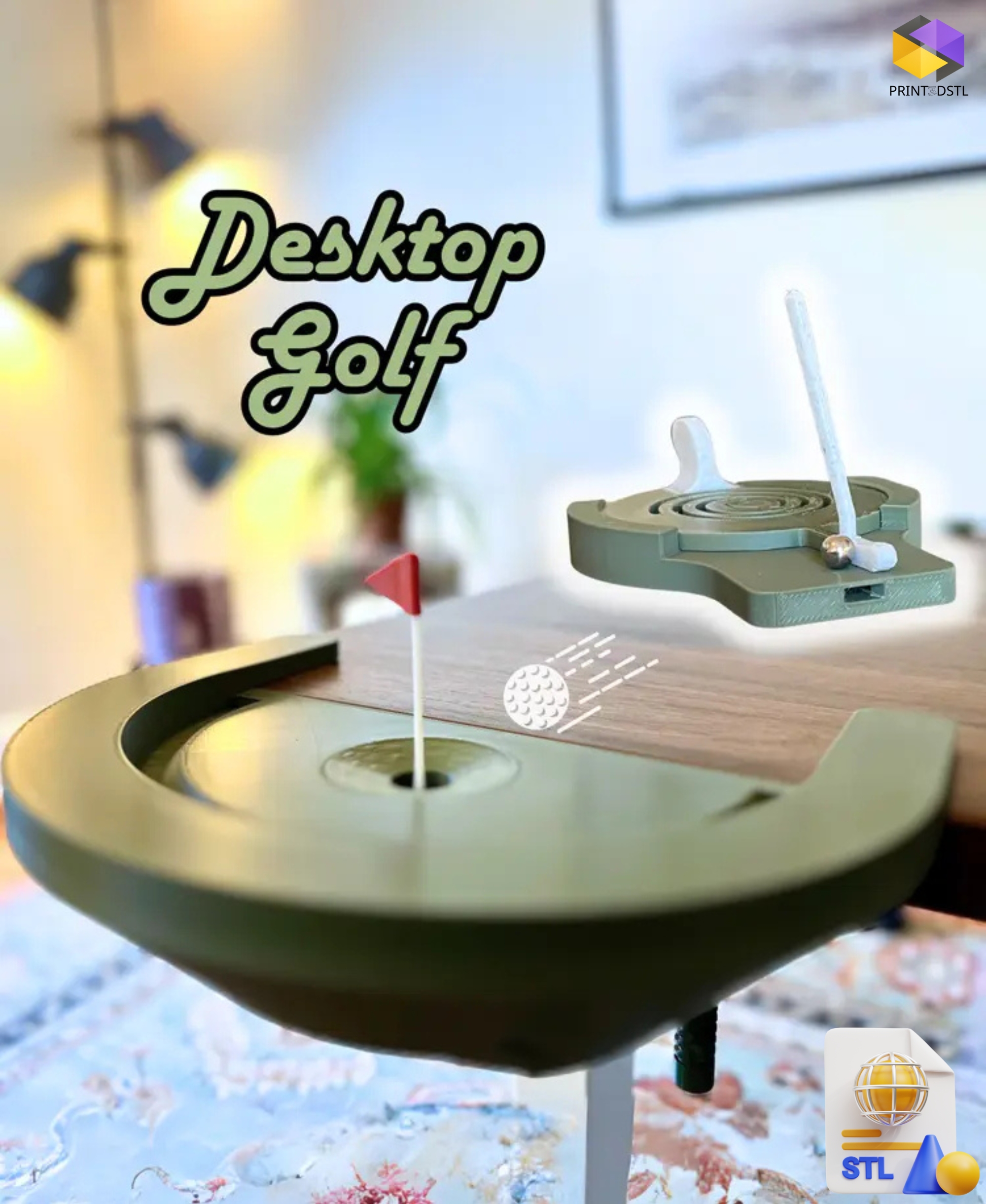 Desktop Golf STL File
