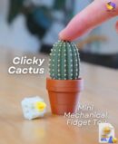 Clicky Cactus Fidget Toy STL File