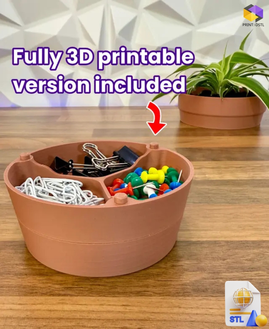 Plant Pots Organizer STL File Set – Organize Your Green Space in Style - Image 2