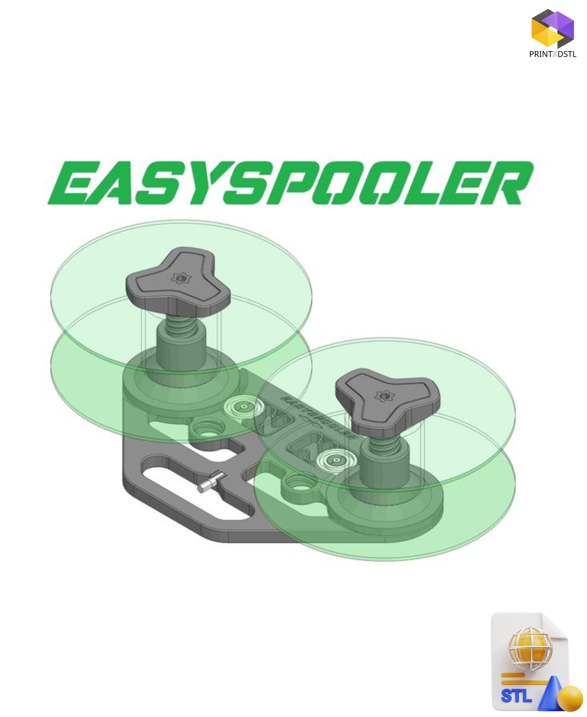 EASYSPOOLER Filament Respooling Tool STL File