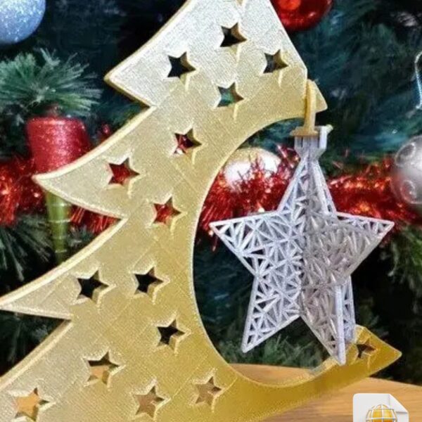 Star Christmas Bauble STL File