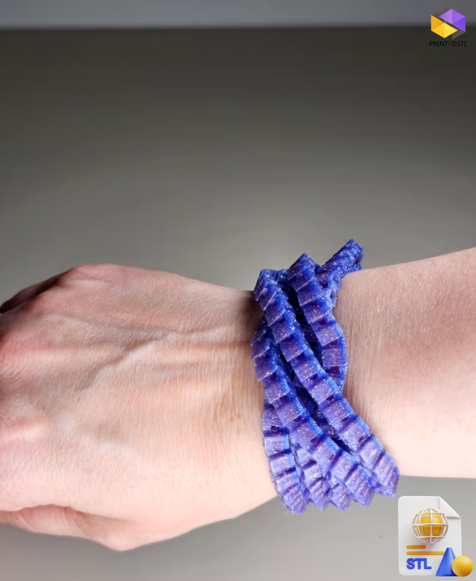 Flexi Fidget Bracelet STL File - Image 2