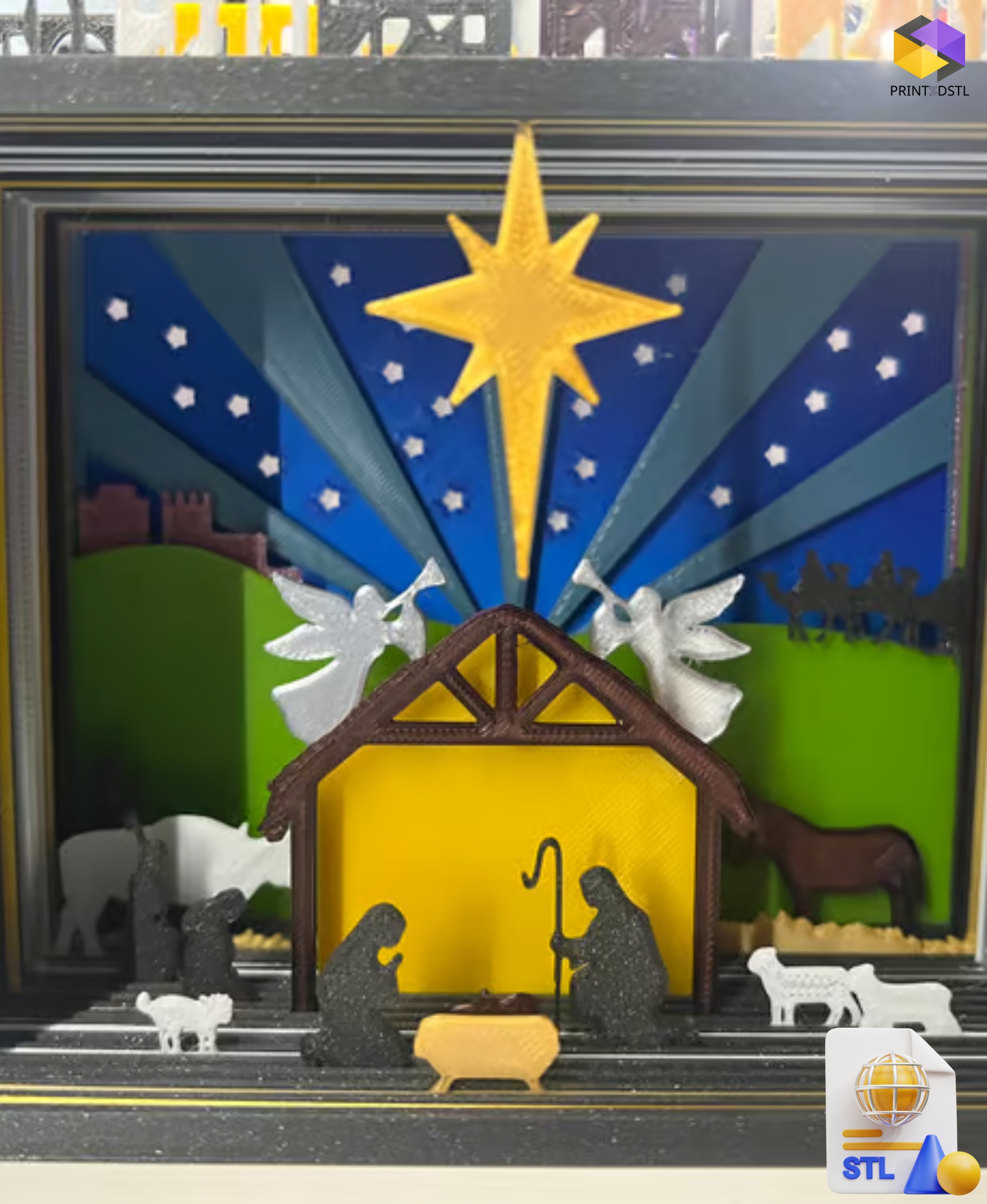 Silhouette Advent Calendar STL File - Image 2