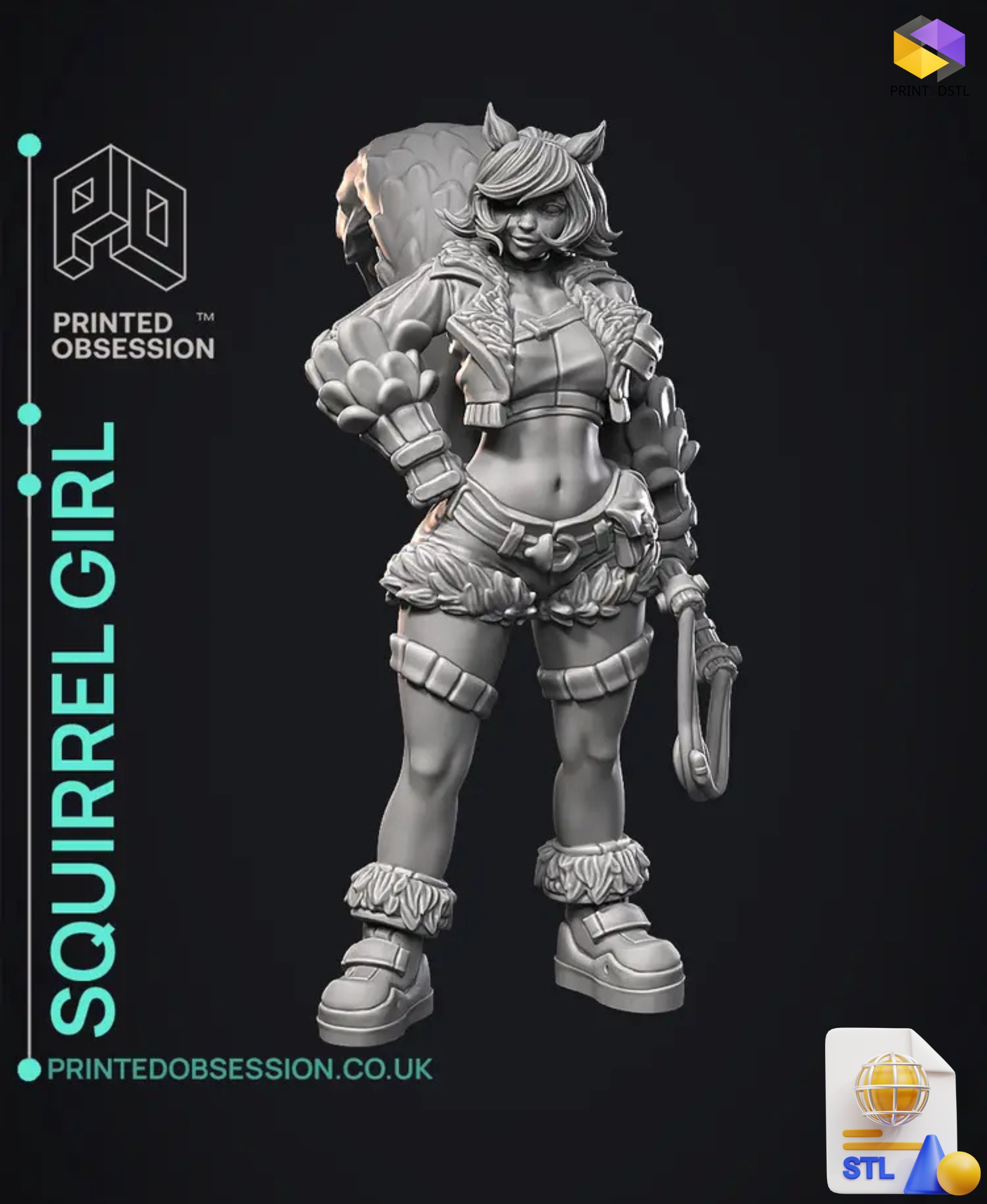 Squirrel Girl Marvel Rivals STL File - Image 2