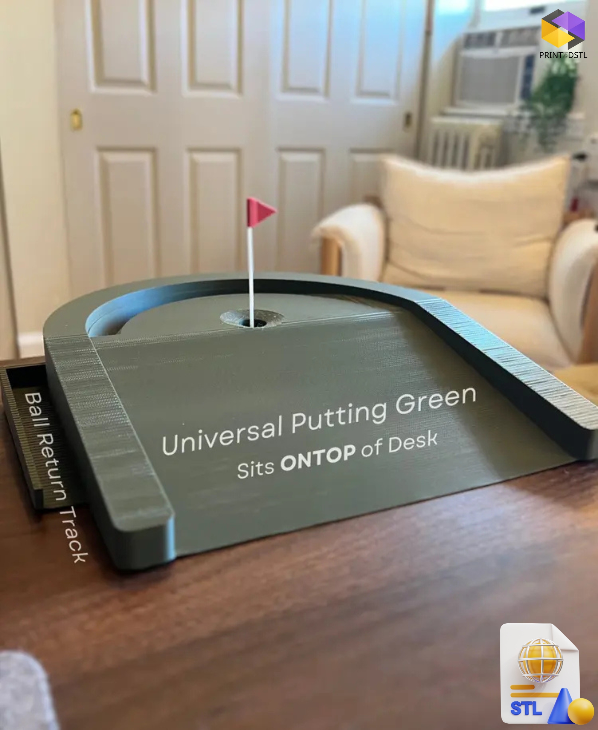 Desktop Golf STL File - Image 3