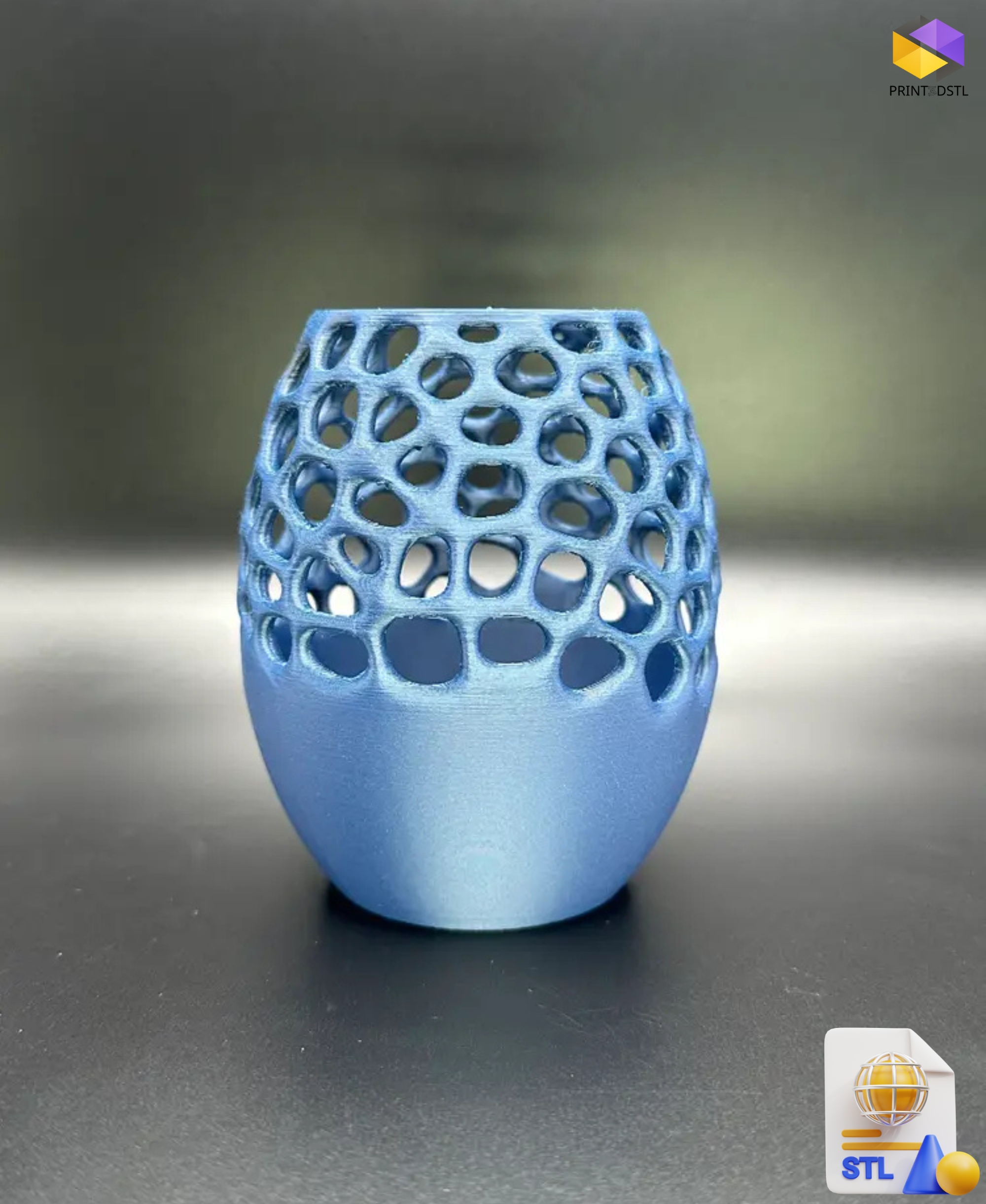 Voronoi Pencil Holder STL File - Image 2
