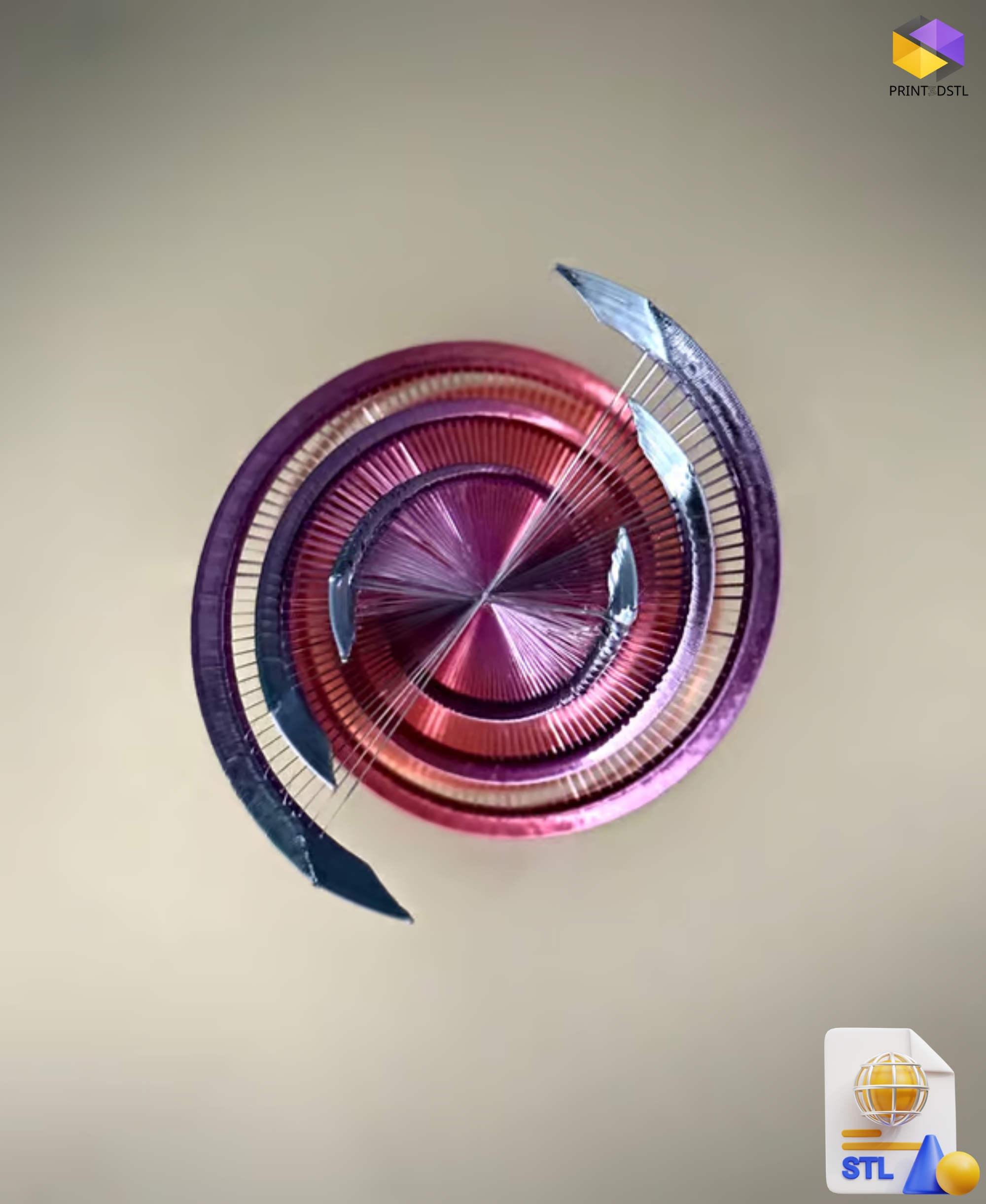 Ribbons and Strings Artwork STL File - Image 2