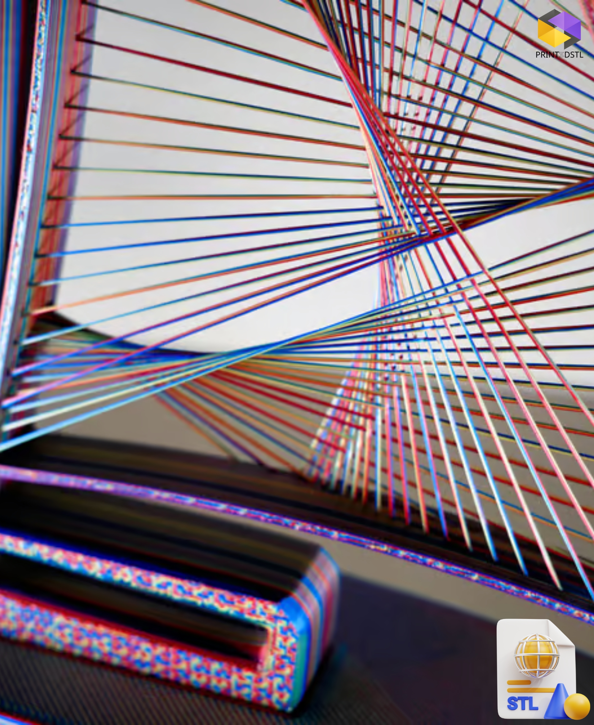 String Sailboat STL File - Image 4