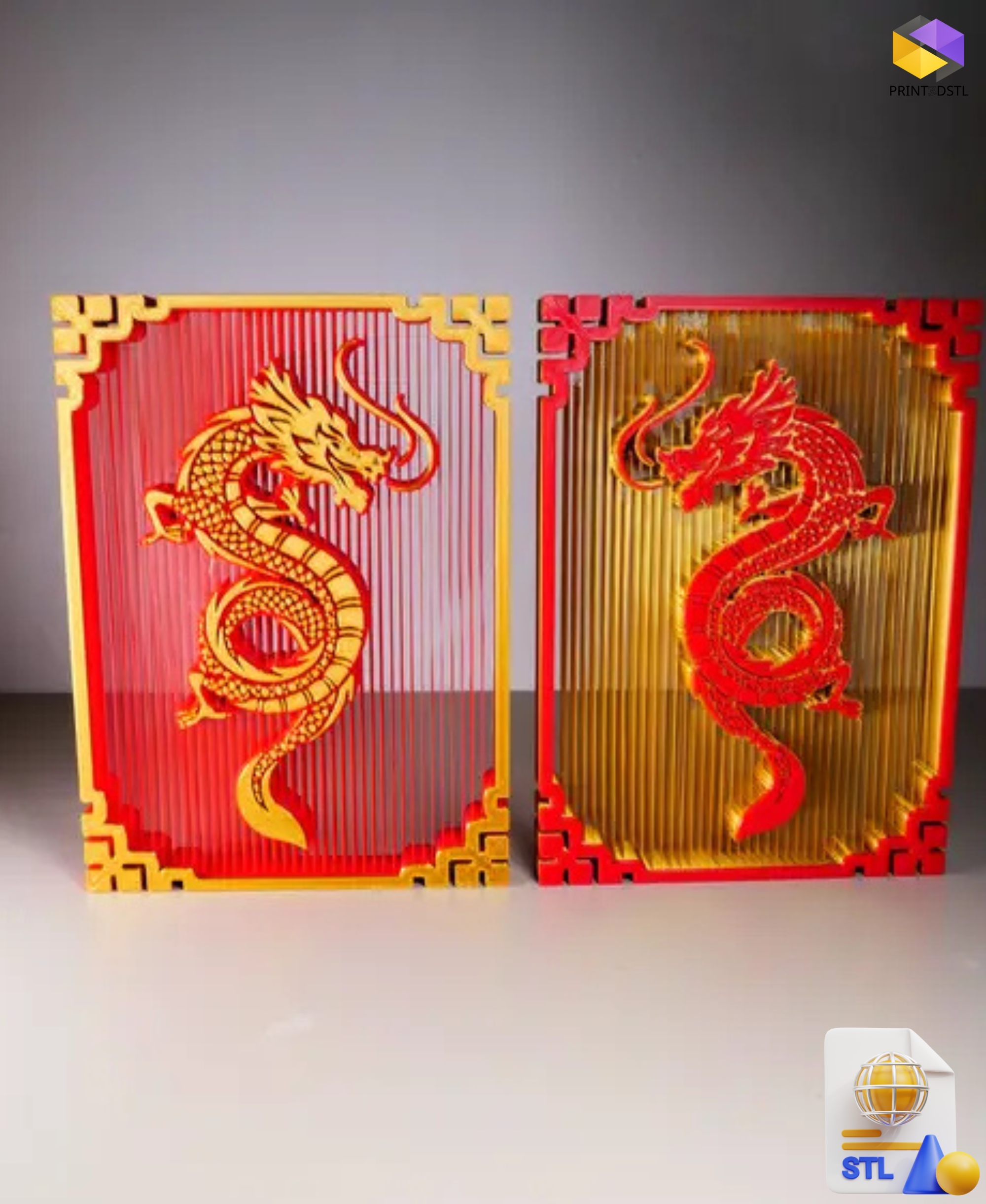 Dragon Suspended String STL File - Image 3